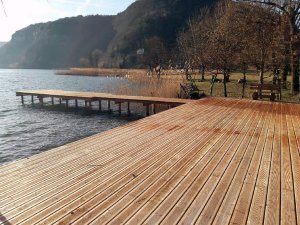 terrasse sur pilotis nantua