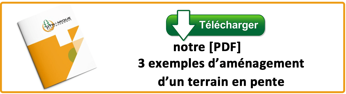 exemples aménagement terrain pente