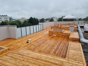terrasse bois rooftop
