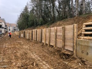 palissade mur bois